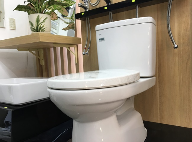 Toilet l&agrave; một phần thiết yếu của ph&ograve;ng tắm