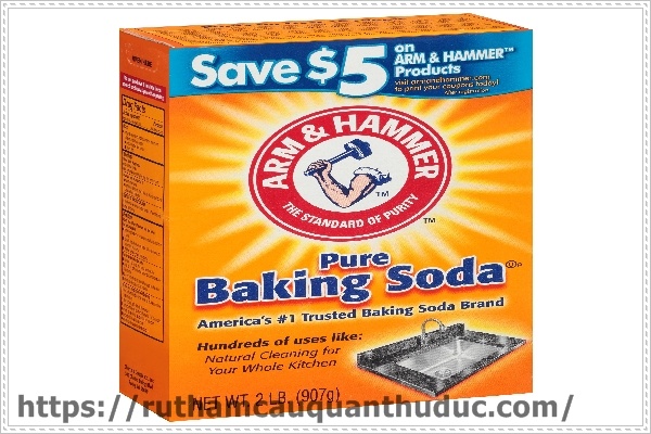Làm thơm nhà vệ sinh bằng baking soda