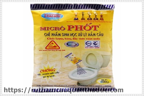 Bột th&ocirc;ng bồn cầu nghẹt Microphot